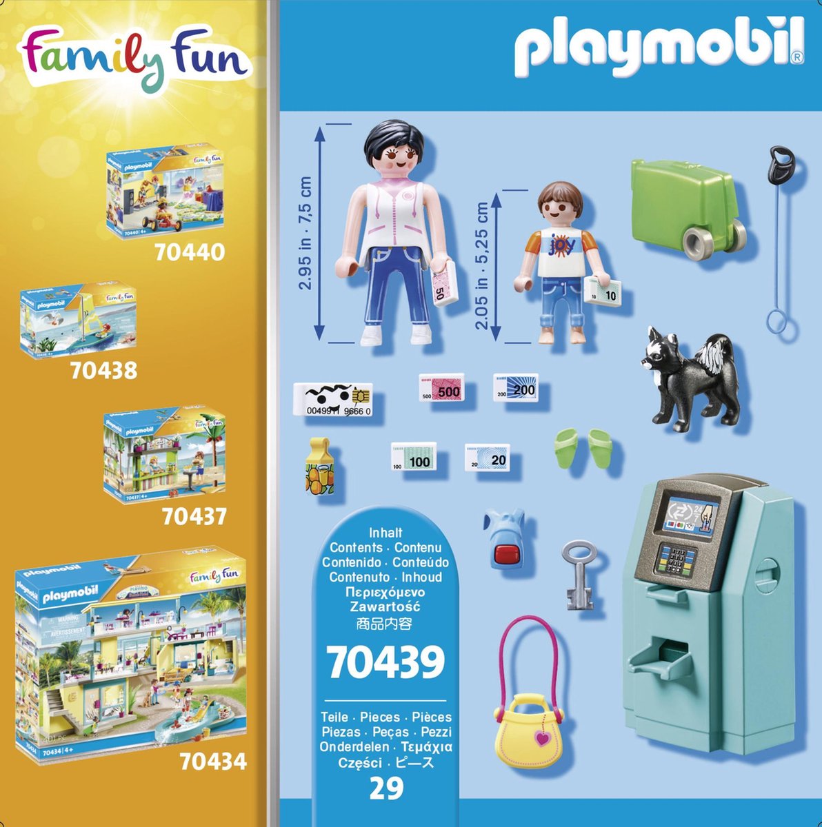 Playmobil Family Fun geldautomaat junior 29 delig