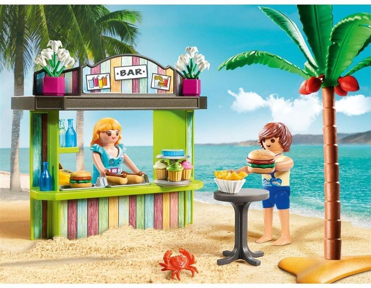 Playmobil Family Fun strandkiosk junior 66 delig