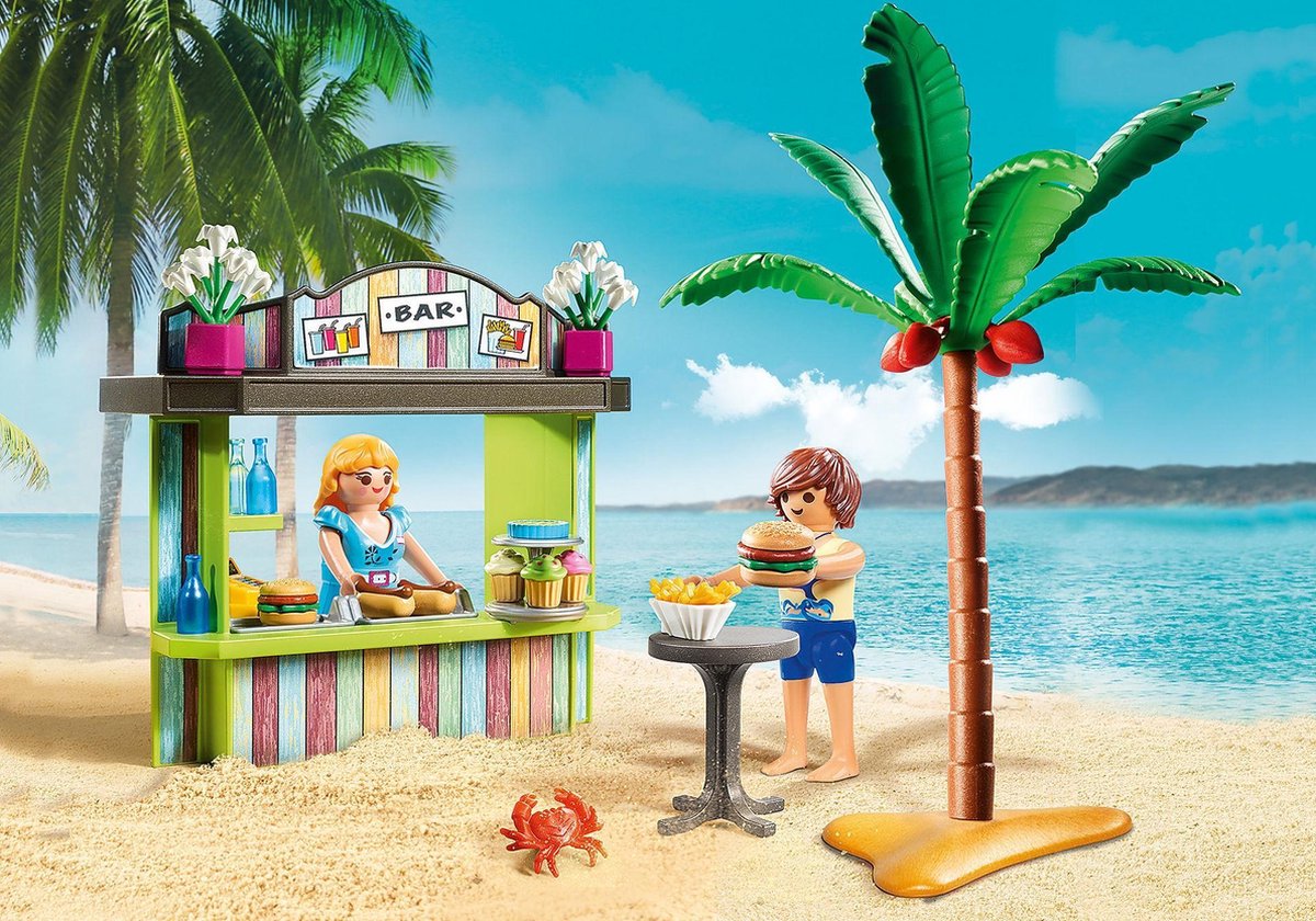 Playmobil Family Fun strandkiosk junior 66 delig