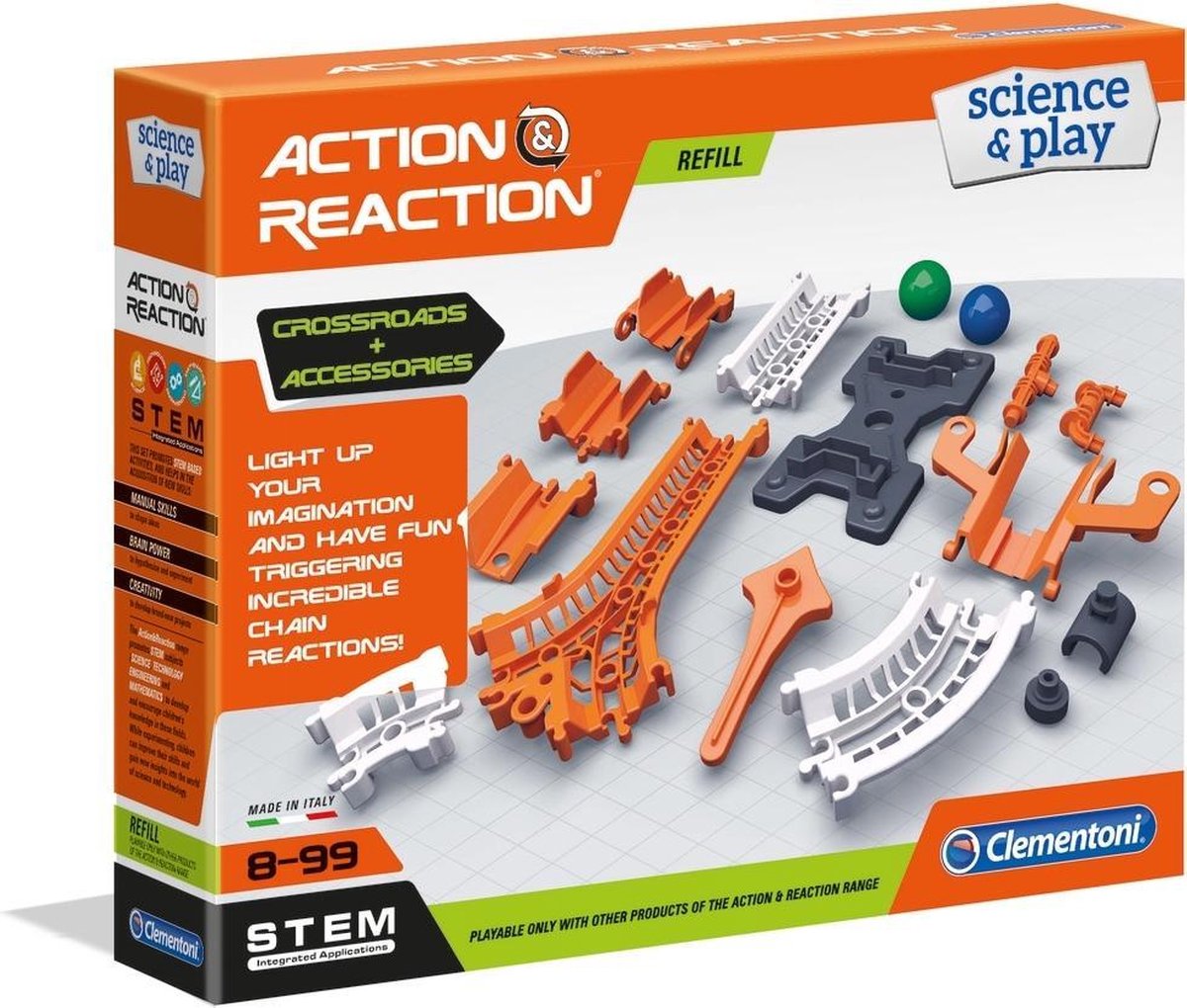 Clementoni Action & Reaction uitbreidingsset junior 55 delig