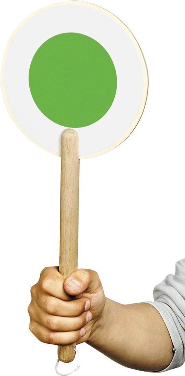 Goki Houten Signaalbord Conducteur 16 X 38,5 cm - Bruin