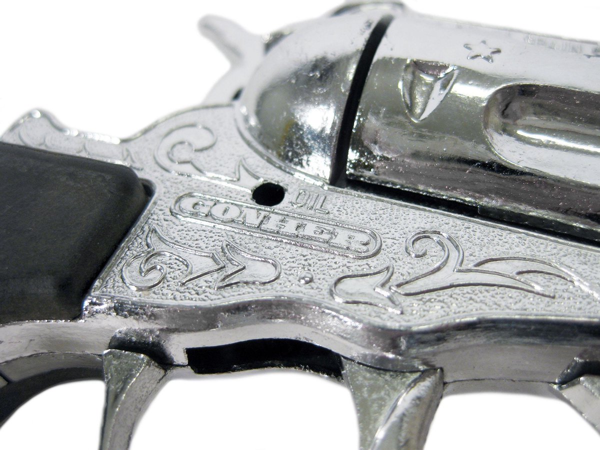 Gonher Speelset Cowboy 5 delig 2 Revolvers - Silver