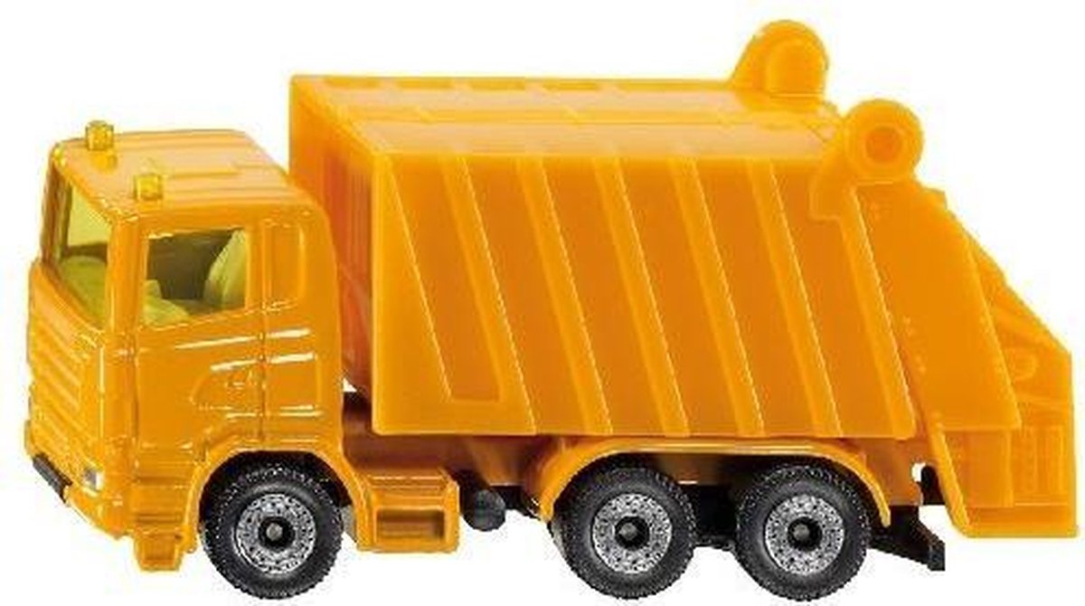 Siku vuilniswagen (0811) - Geel