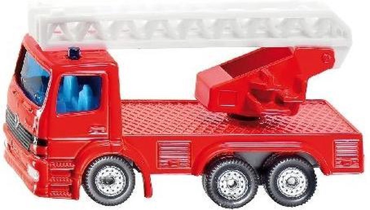 Siku ladderwagen brandweer (1015) - Rood