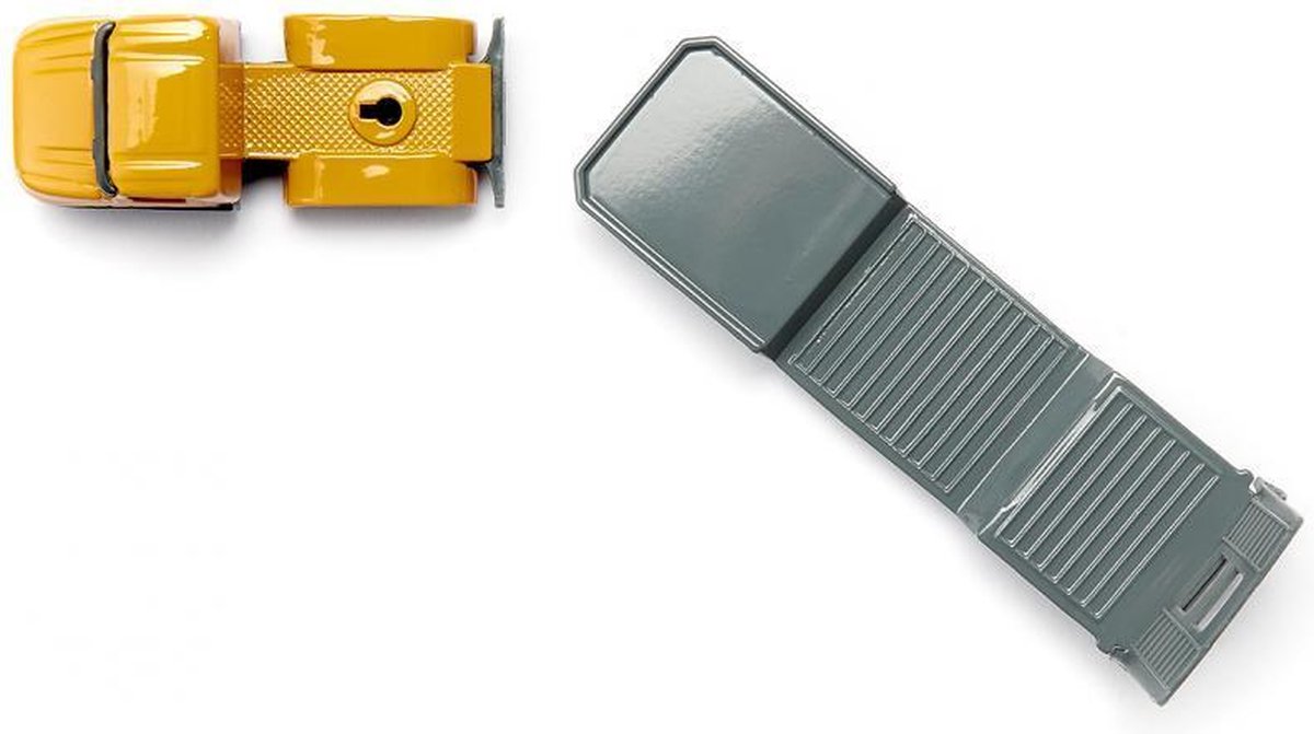 Siku dieplader met voorlader/zwart (1616) - Rood