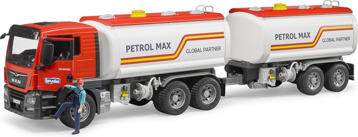 Bruder aanhanger tank (03925) - Grijs