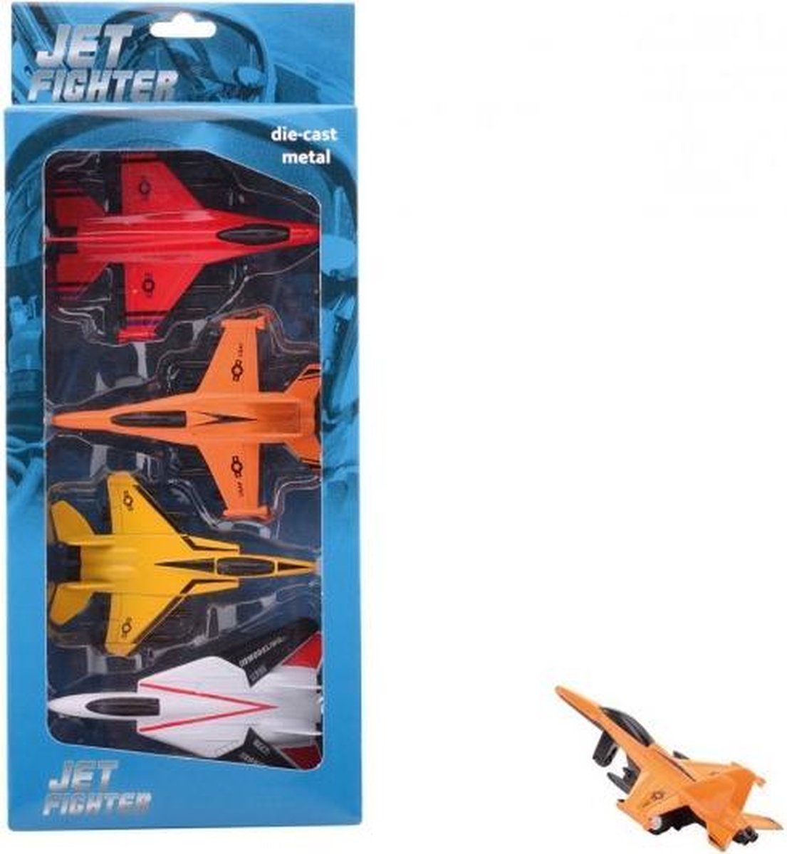 Johntoy straaljagers Action Fighters 4 pack