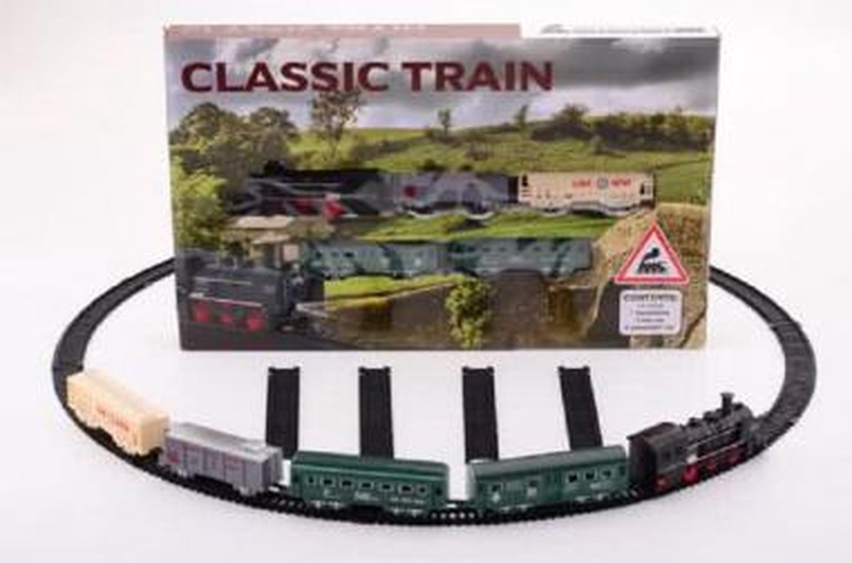 Johntoy locomotief speelset 19 delig