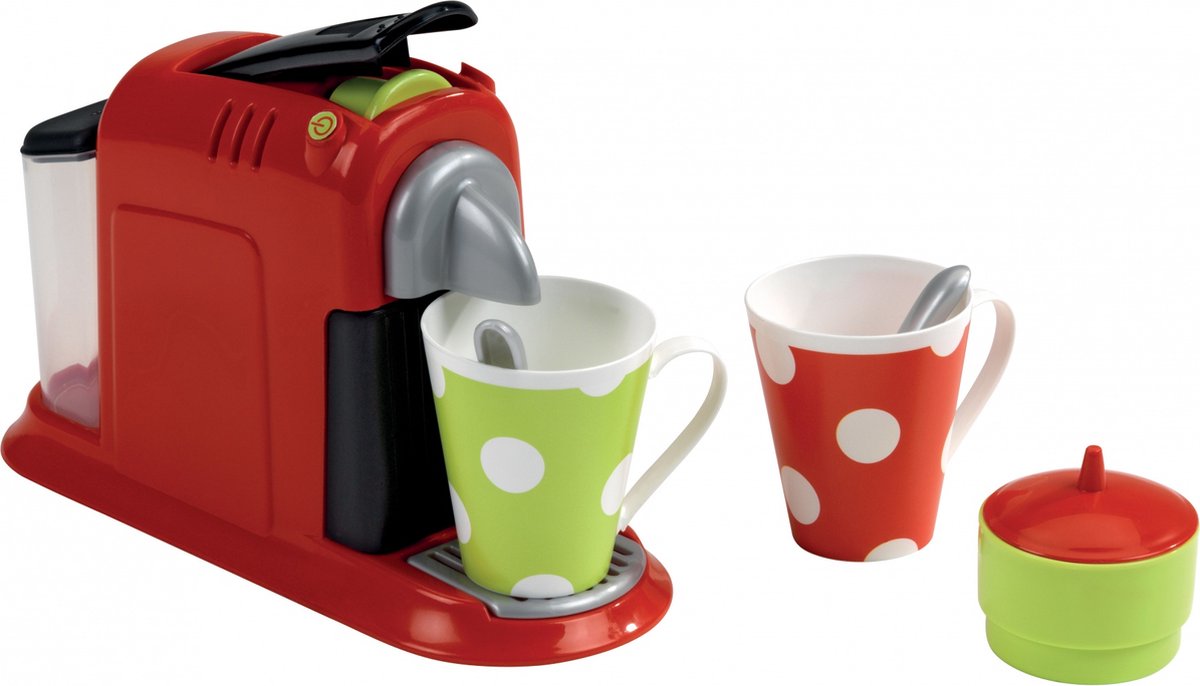 Ecoiffier écoiffier 100% Chef: koffiezetapparaat met servies 16 delig