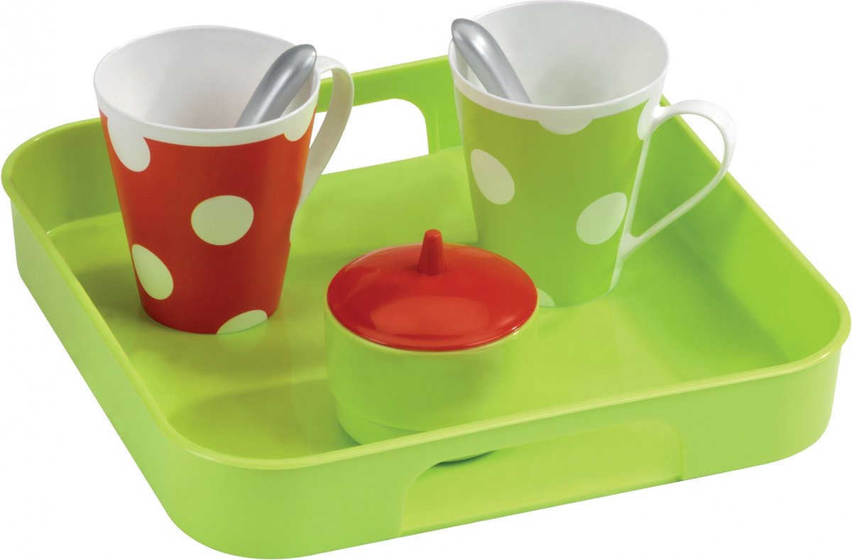 Ecoiffier écoiffier 100% Chef: koffiezetapparaat met servies 16 delig