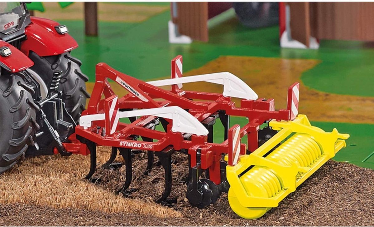 Siku Pöttinger Synkro 3030 cultivator (2067) - Rood