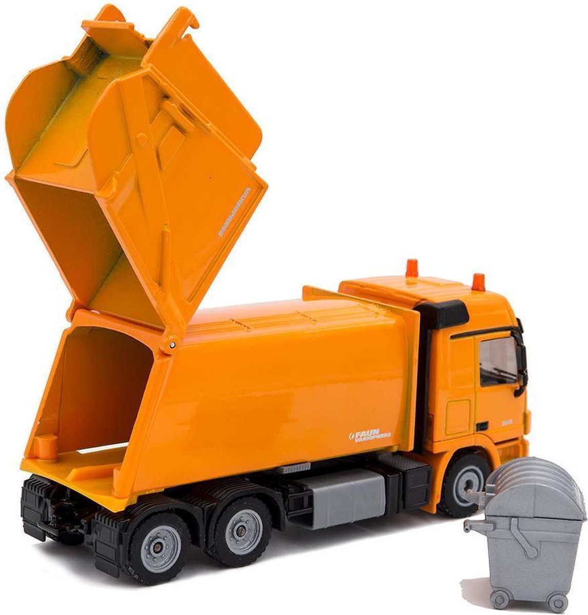 Siku Mercedes Benz vuiniswagen met Faun Variopress (2938) - Groen