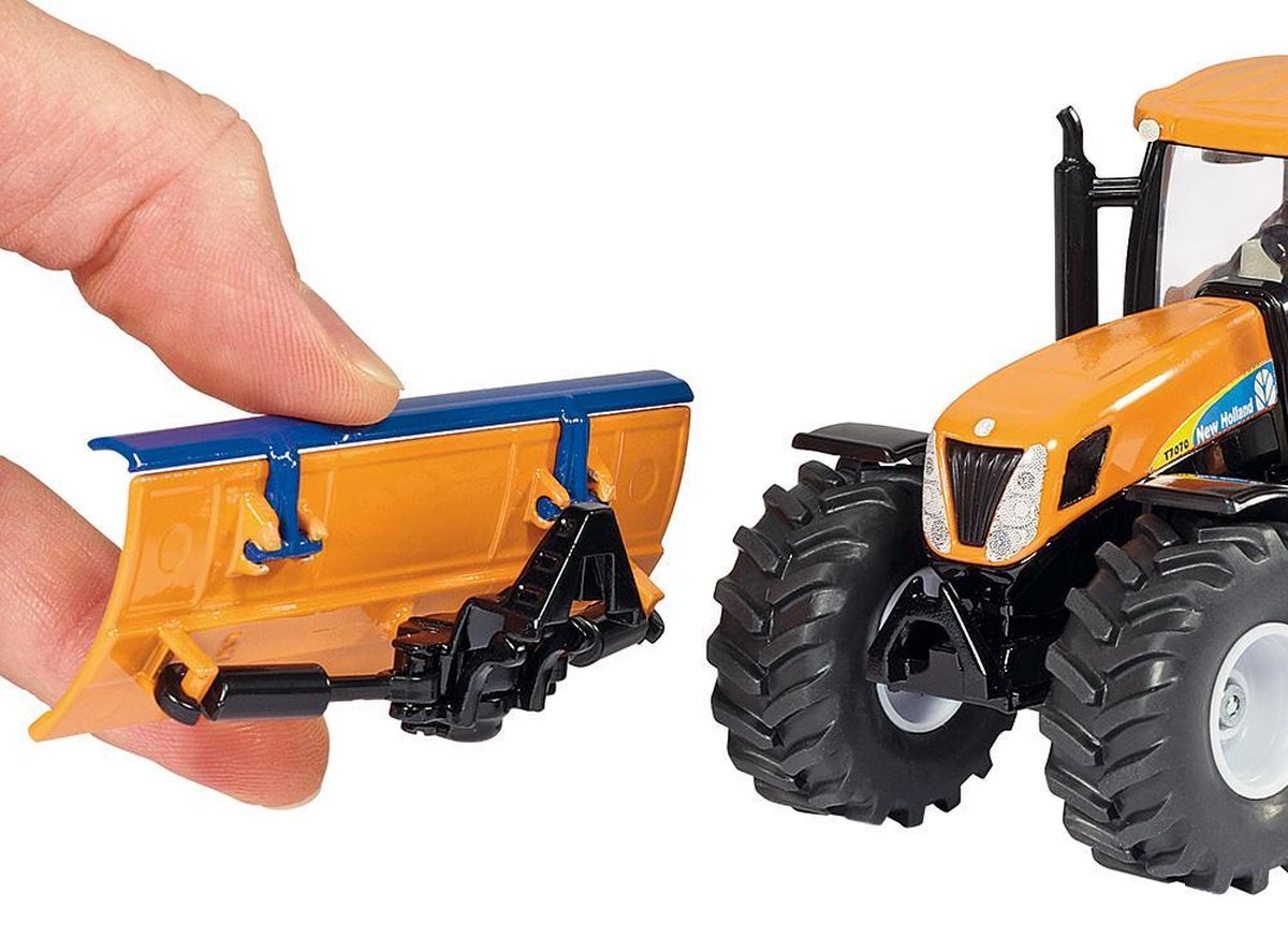 Siku New Holland T7070 winterdienst (2940) - Oranje