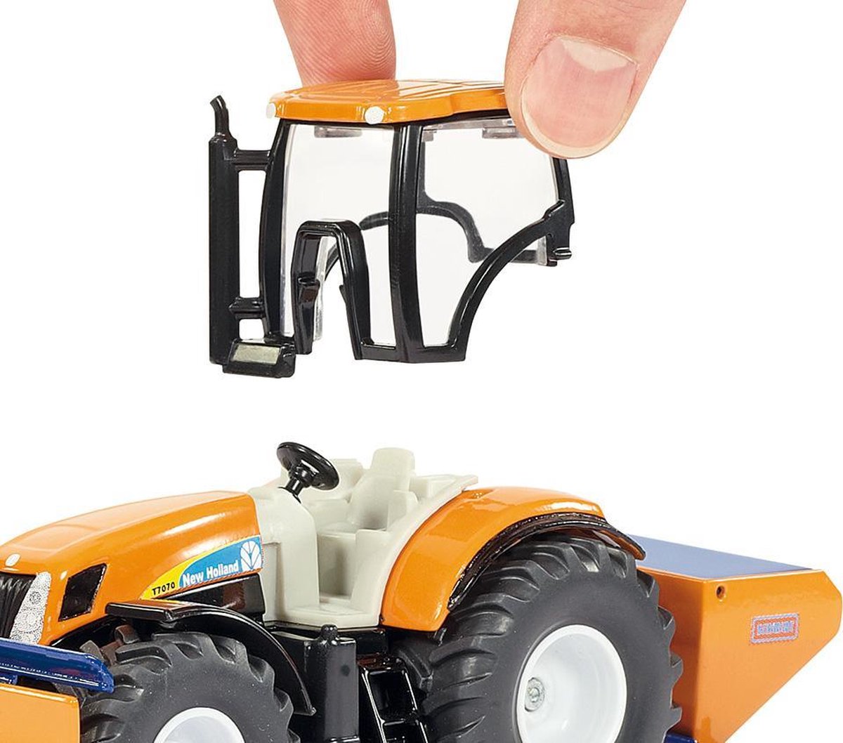 Siku New Holland T7070 winterdienst (2940) - Oranje