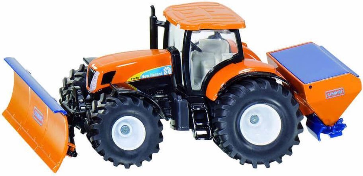 Siku New Holland T7070 winterdienst (2940) - Oranje