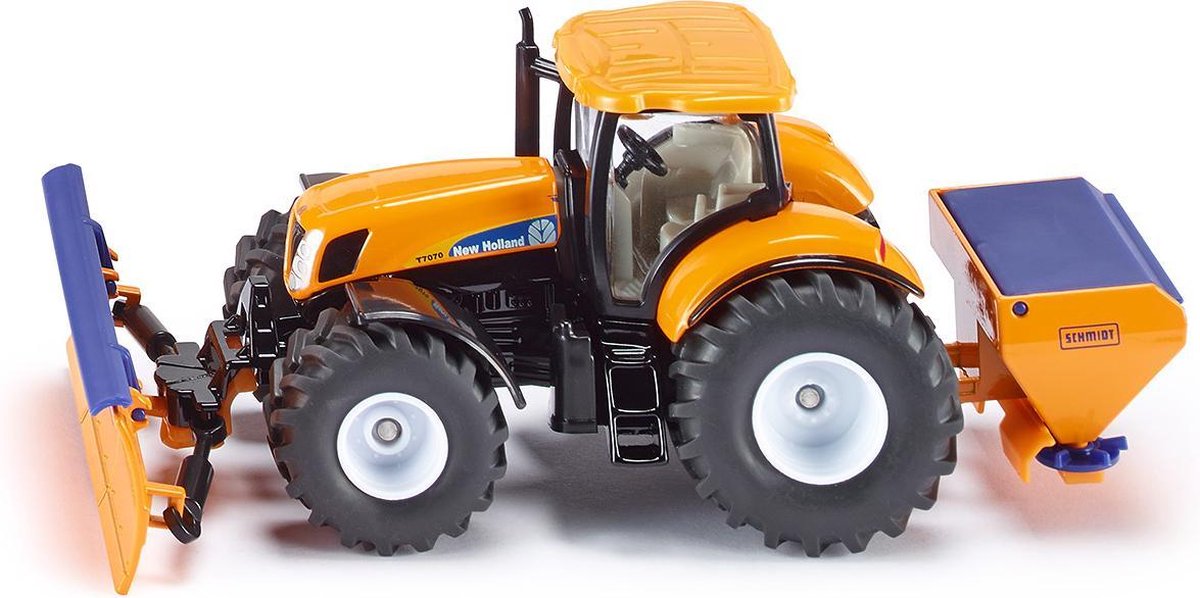 Siku New Holland T7070 winterdienst (2940) - Oranje