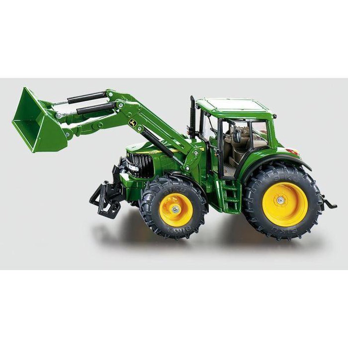 Siku John Deere 6820 tractor met voorlader (3652) - Groen