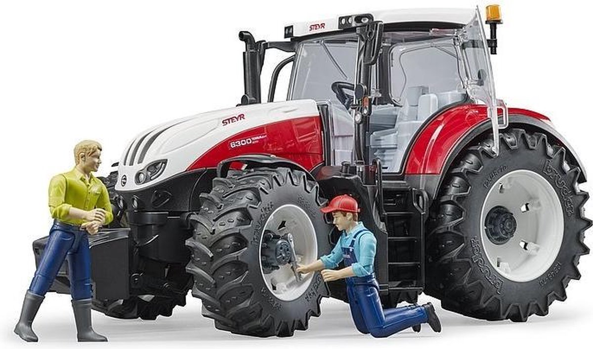 Bruder Steyr 6300 Terrus (03180) - Rood