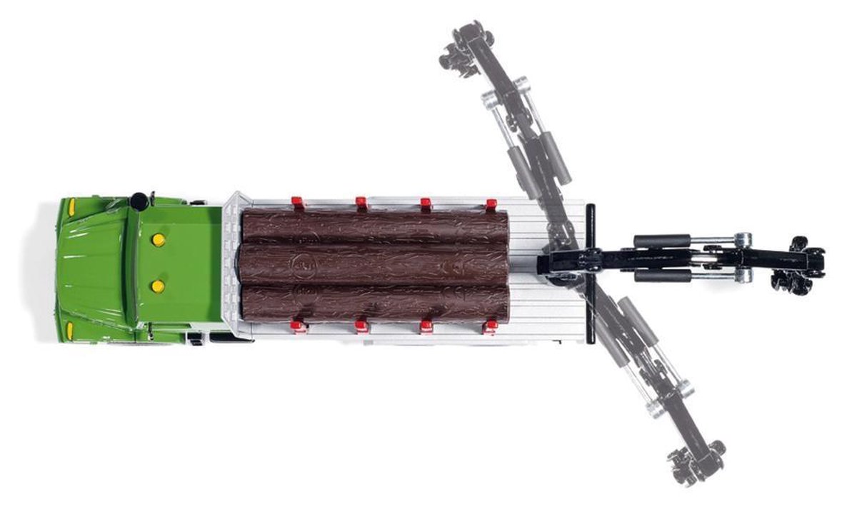 Siku Mercedes Benz Zetros 2733 houttransporter (2714) - Groen