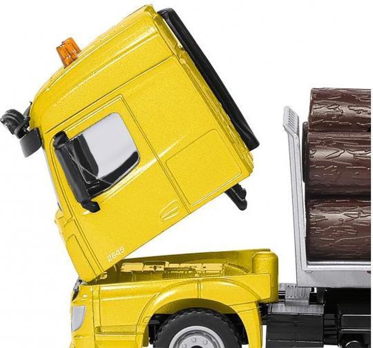 Siku Mercedes Benz Zetros 2733 houttransporter (2714) - Groen