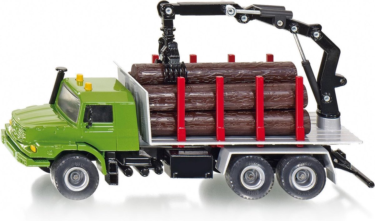 Siku Mercedes Benz Zetros 2733 houttransporter (2714) - Groen
