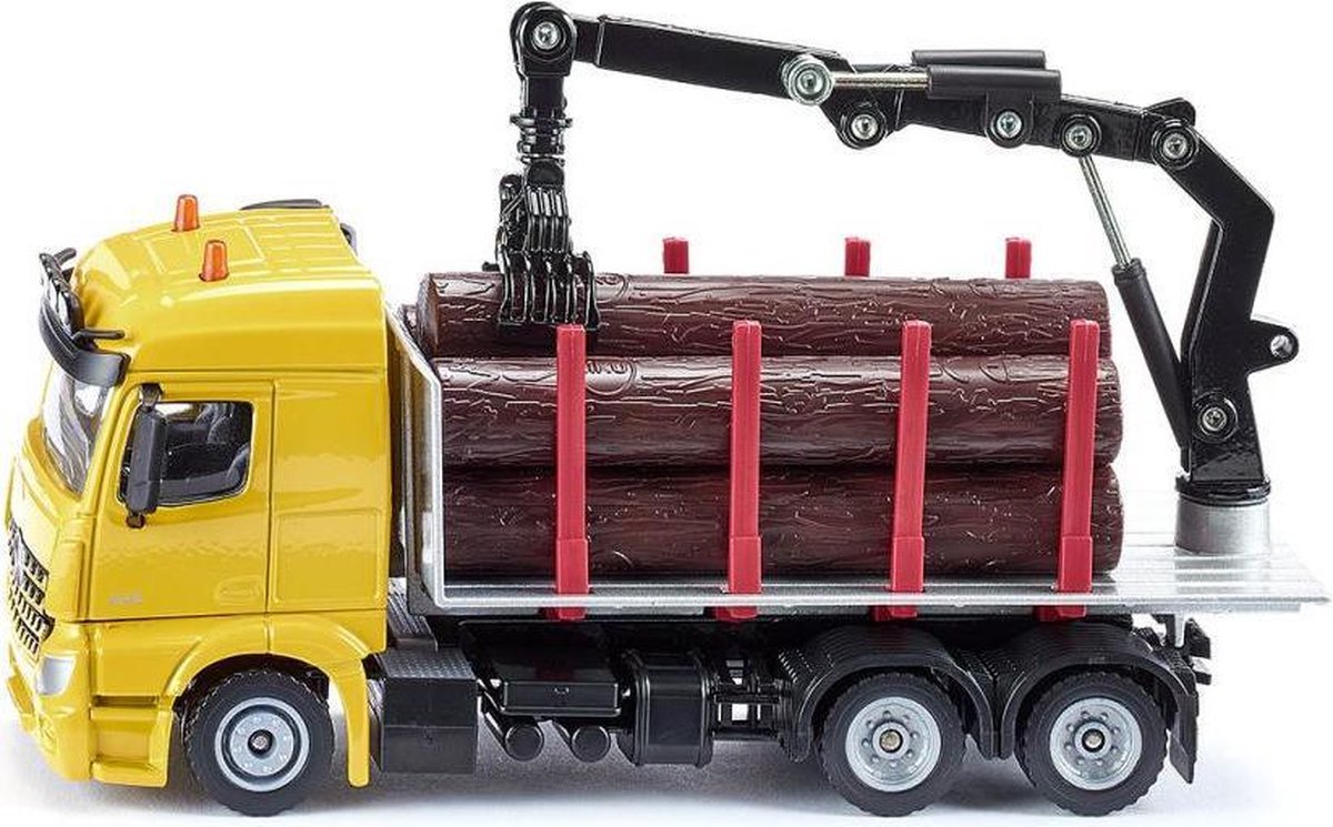 Siku Mercedes Benz Zetros 2733 houttransporter (2714) - Groen