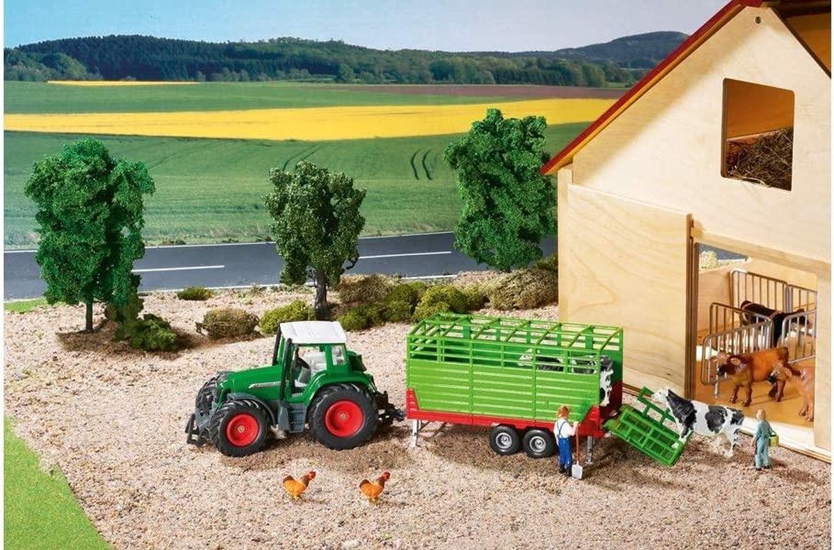 Siku veewagen met twee koeien/rood (2875) - Groen