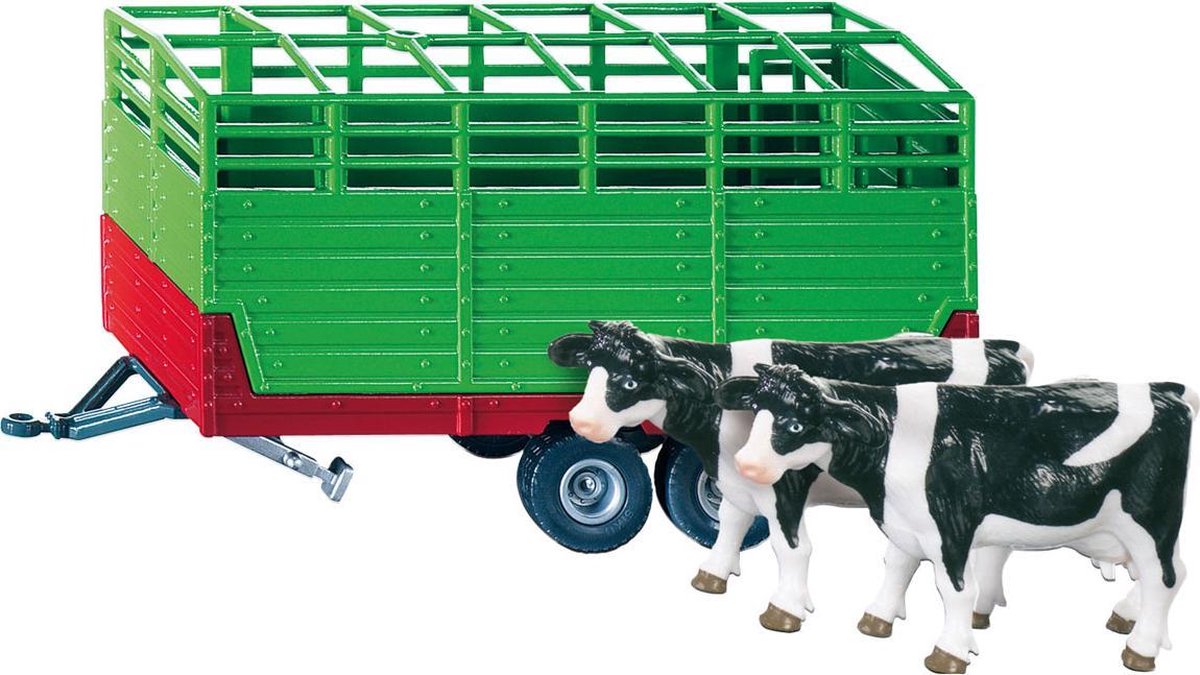 Siku veewagen met twee koeien/rood (2875) - Groen