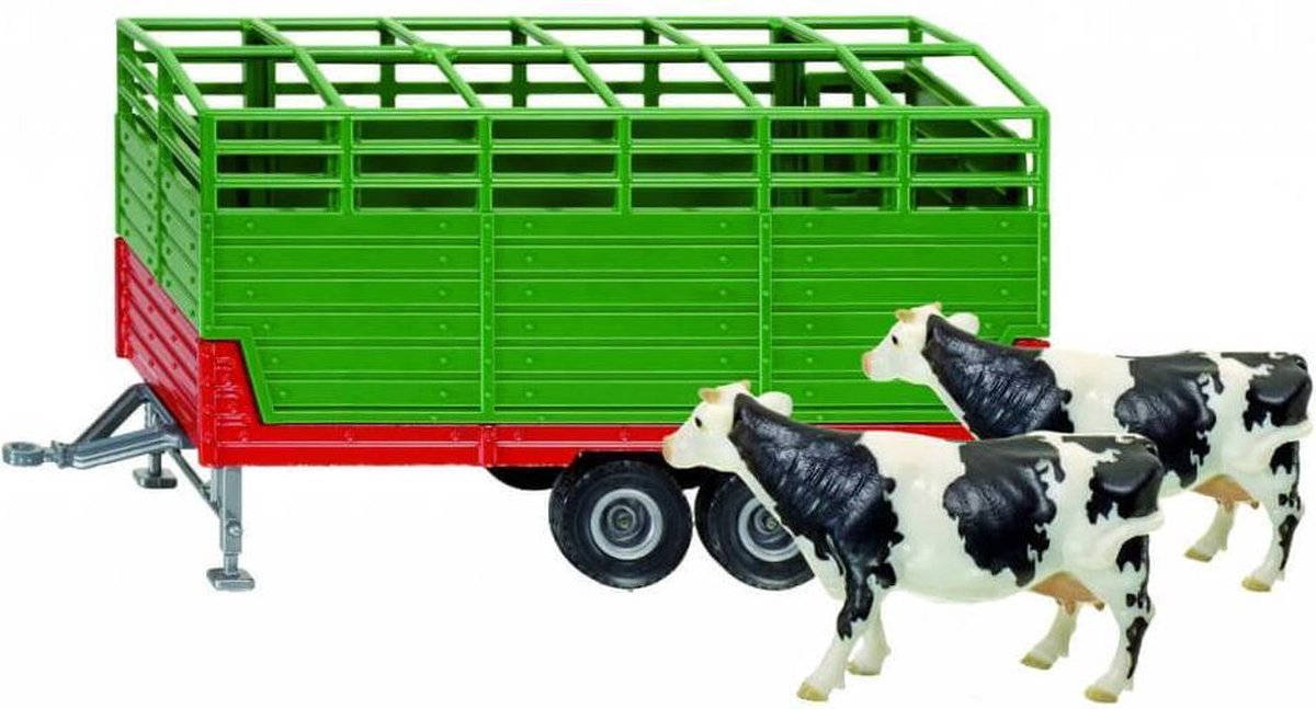 Siku veewagen met twee koeien/rood (2875) - Groen
