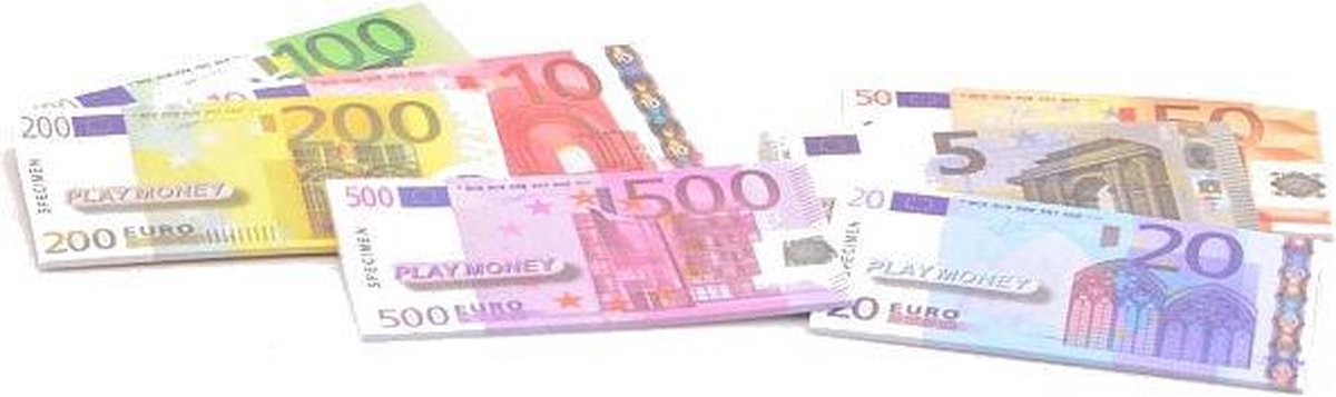 Johntoy kassalade met speelgeld 19 cm 120 delig