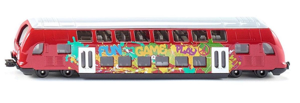 Siku dubbeldekstrein 19 cm (1791) - Rood