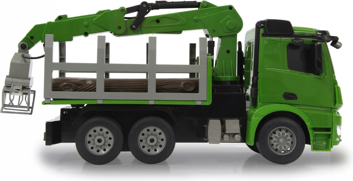 Jamara RC Mercedes Benz Actros vrachtwagen 39,5 x 23 cm 10 delig - Groen
