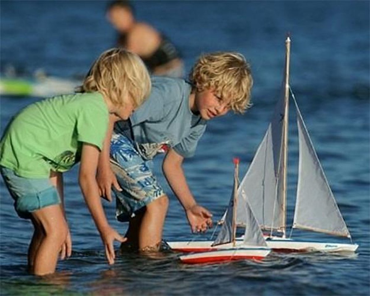 GÃ¼nther Flugspiele Günther modelzeilboot Captain Hook 24 x 31 cm/rood - Wit