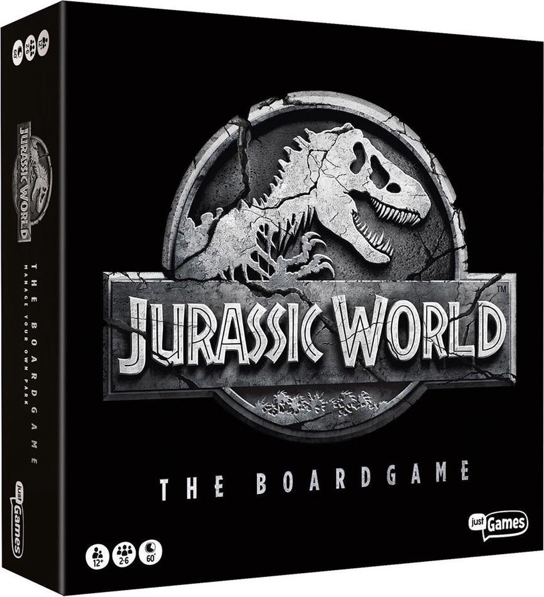 Just Games bordspel Jurassic World - Zwart