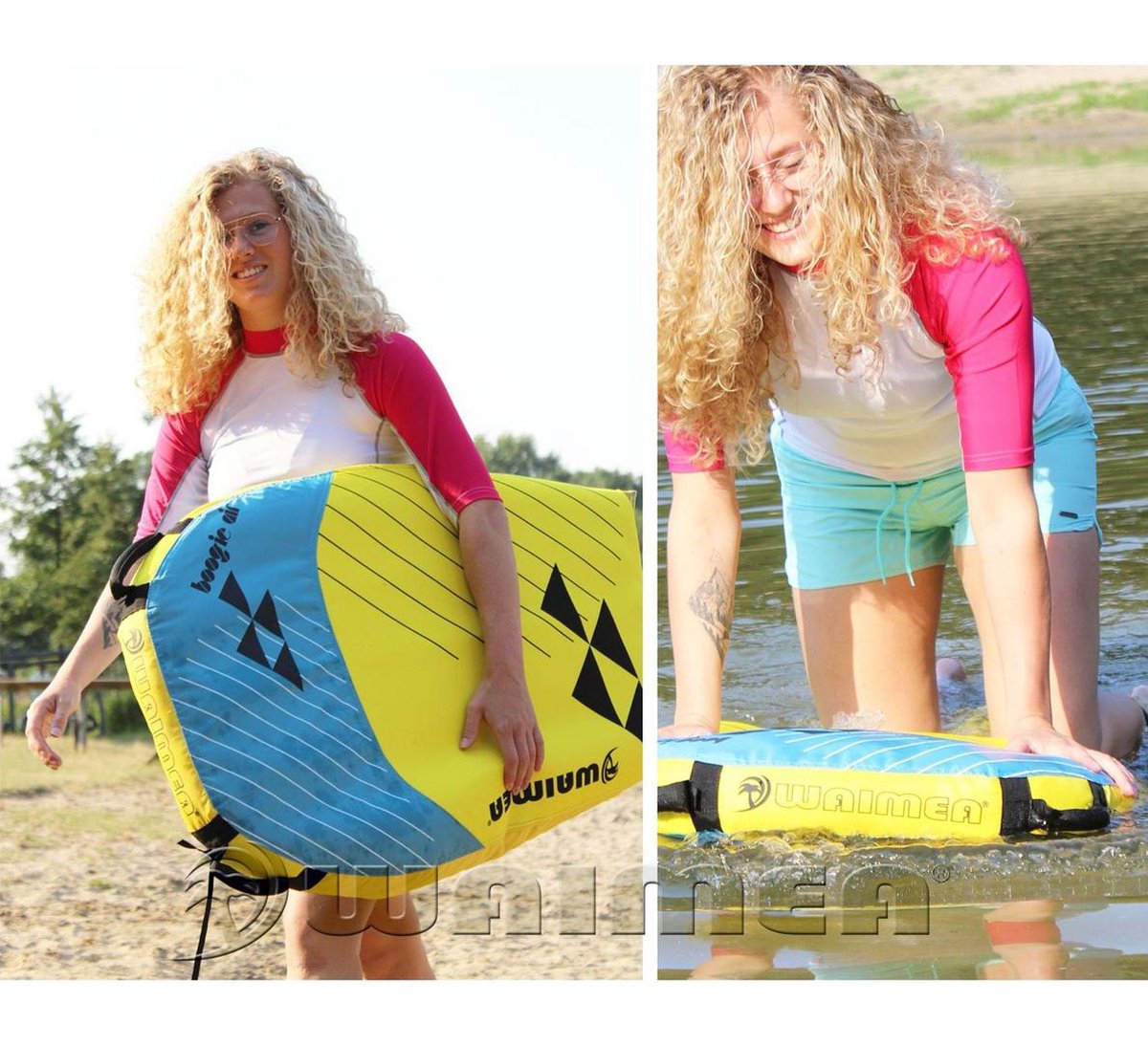 Waimea Opblaasbaar Bodyboard 106 cm - Blauw