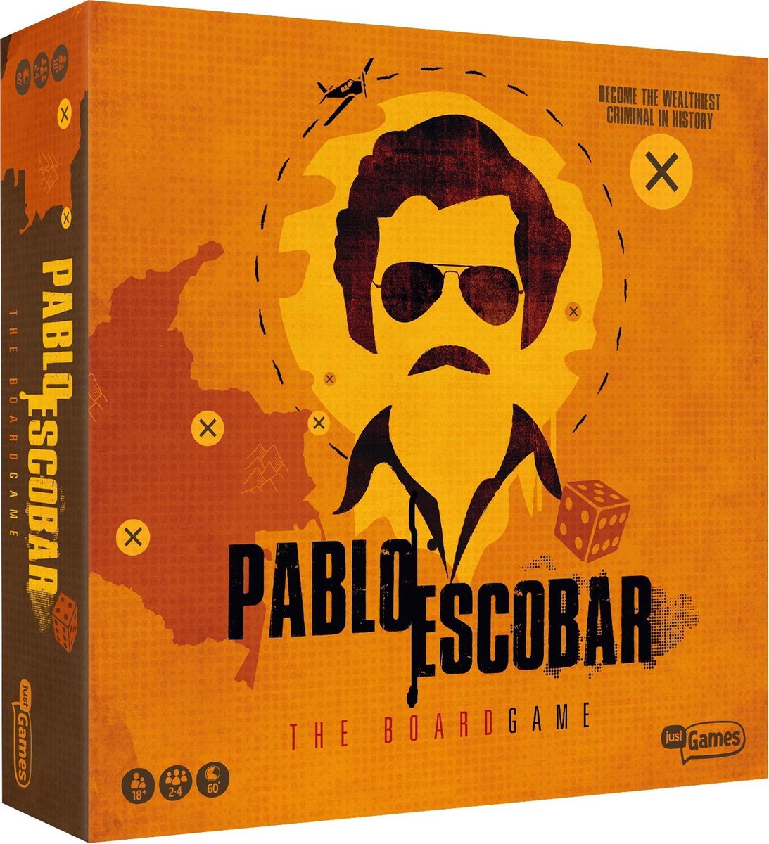 Just Games bordspel Pablo Escobar (en) - Oranje