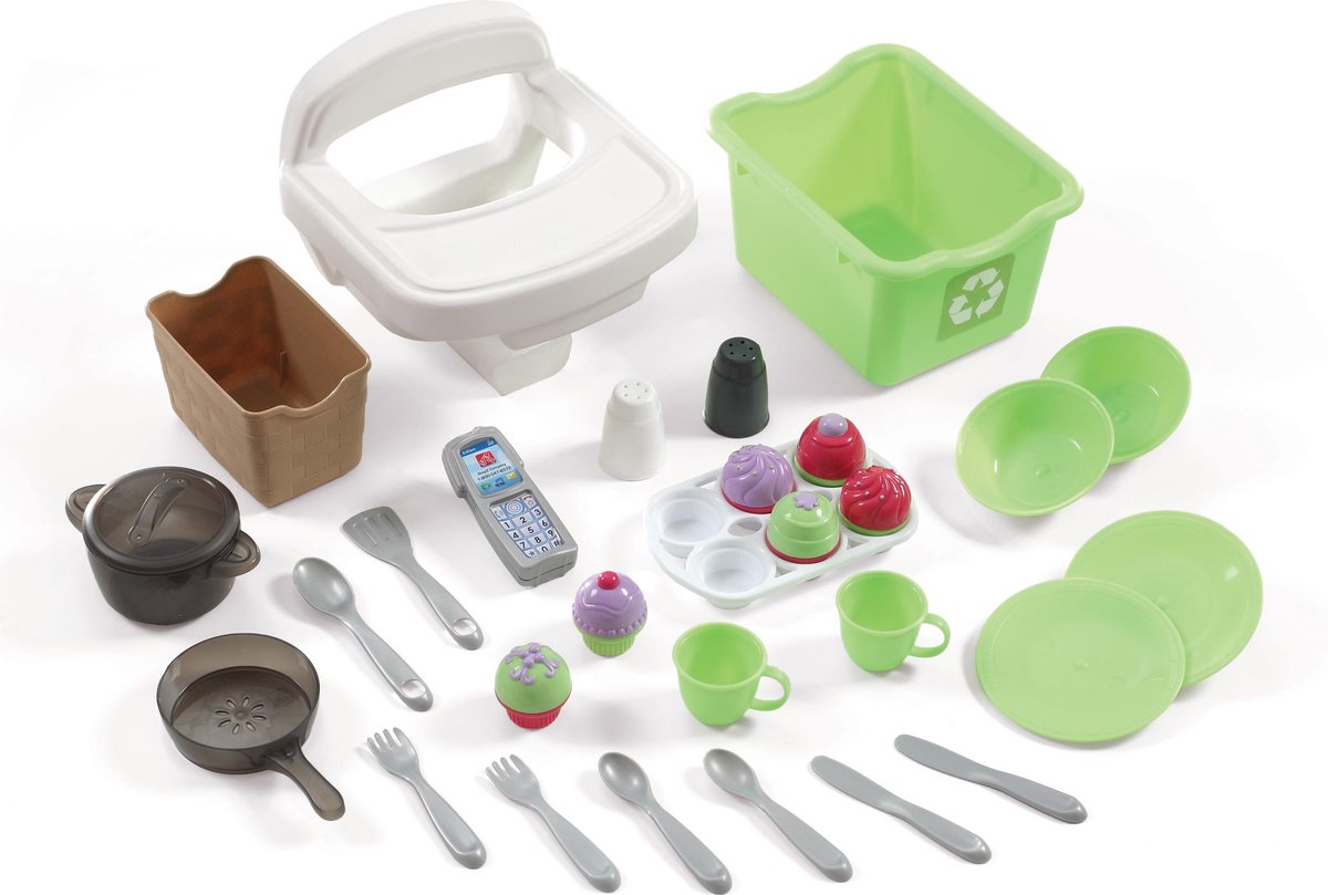 Step2 kleine bakker speelgoedkeuken 105 cm roze/paars