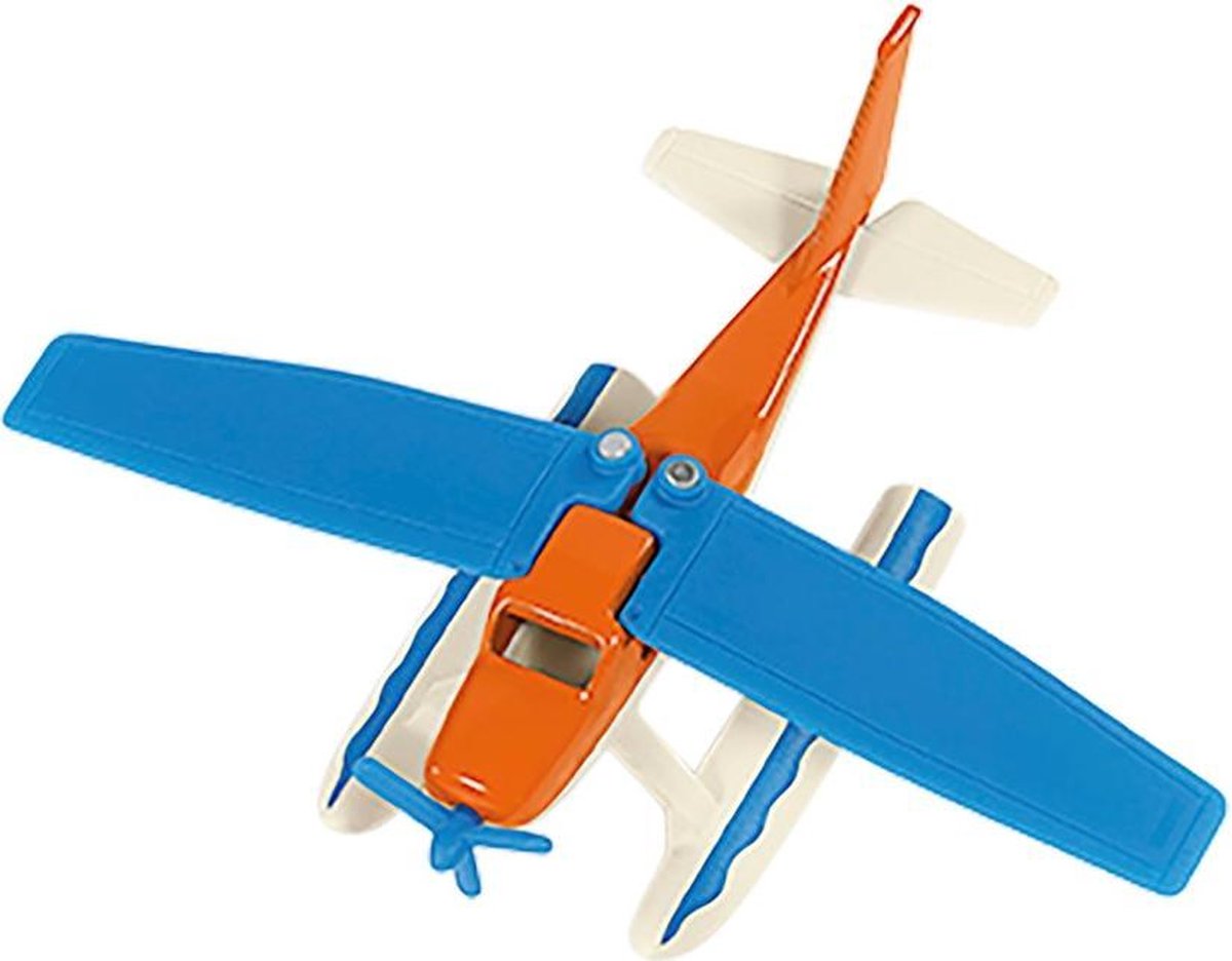 Siku watervliegtuig/blauw/wit 7,5cm - Oranje