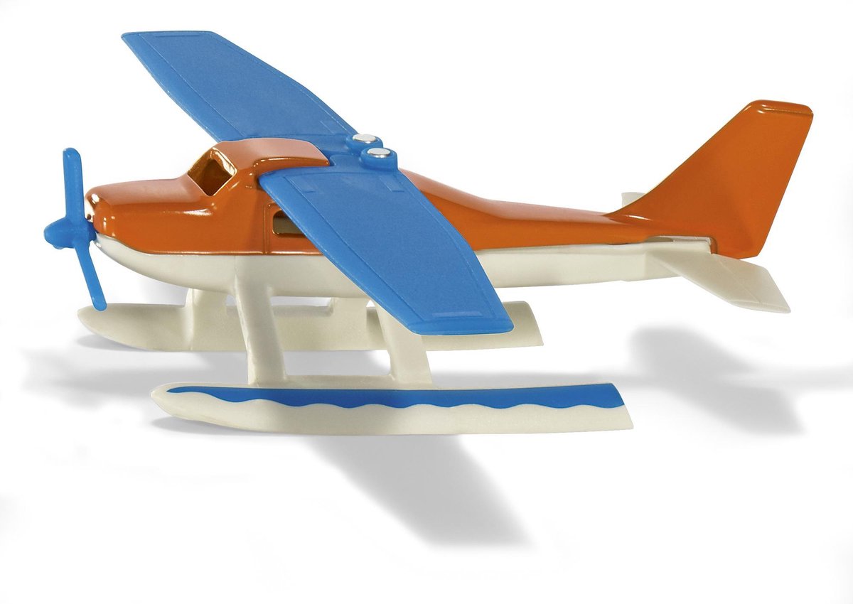 Siku watervliegtuig/blauw/wit 7,5cm - Oranje