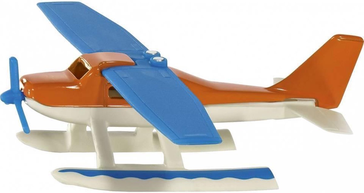 Siku watervliegtuig/blauw/wit 7,5cm - Oranje