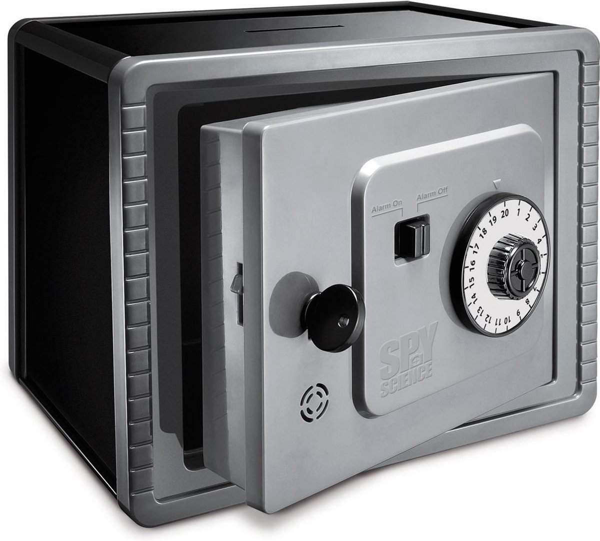 4M Kidzlabs Spy Science: Geldkluis Met Alarm - Grijs
