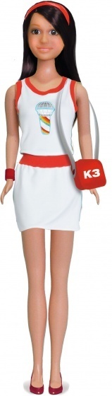 Studio 100 tienerpop K3 outfit 3 delig - Wit