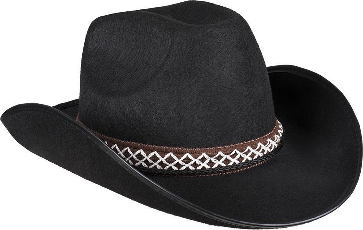 Boland cowboyhoed junior - Zwart