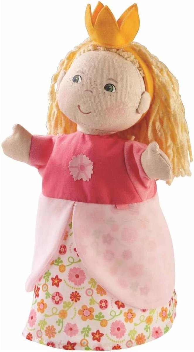 HABA handpop prinses 25 cm - Roze
