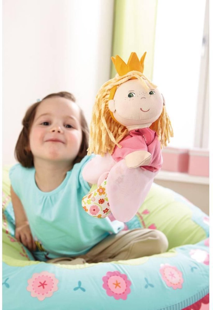 HABA handpop prinses 25 cm - Roze