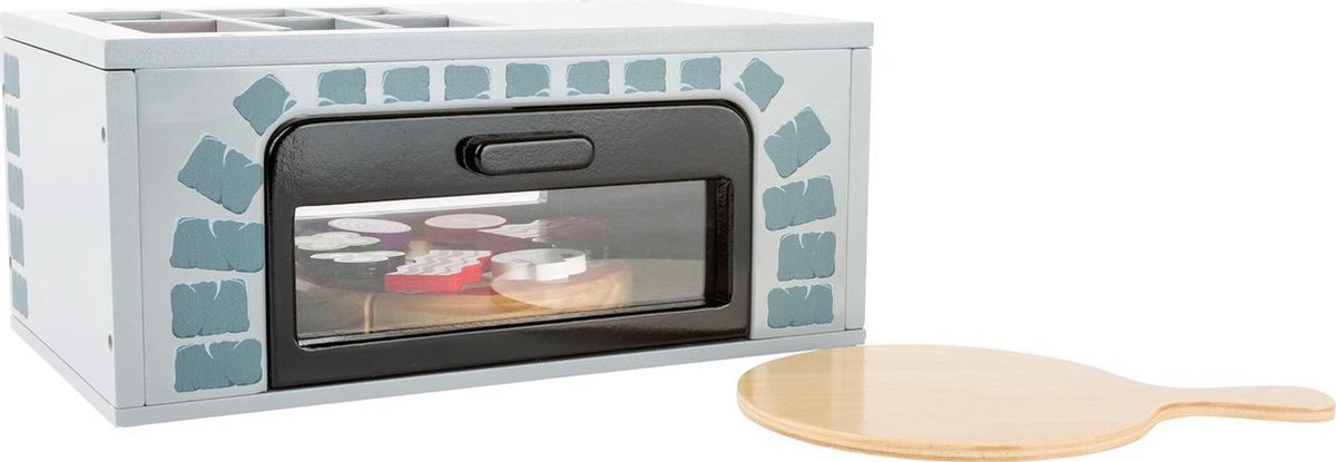 Small Foot pizzaoven 25 delig 28 x 16 x 12 cm - Grijs
