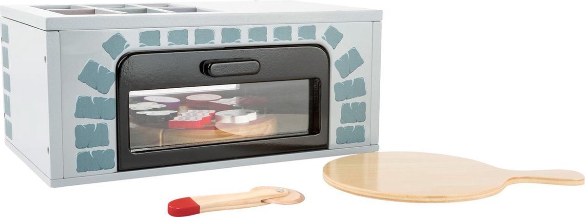 Small Foot pizzaoven 25 delig 28 x 16 x 12 cm - Grijs