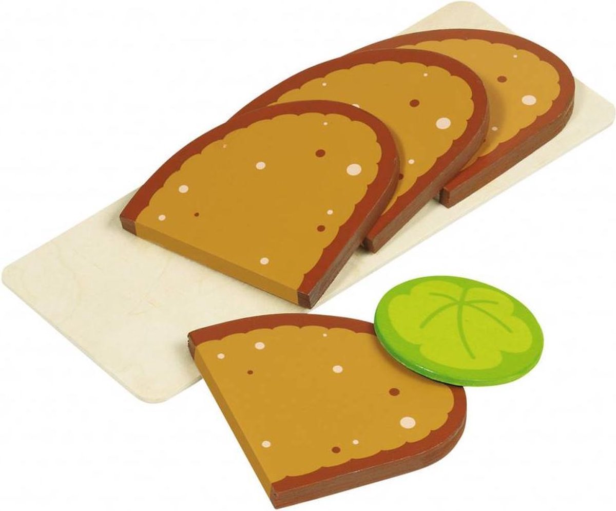 Goki Sneetjes Brood en Blaadje SLA - Bruin