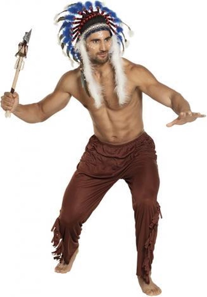 Boland indianenbijl tomahawk 45 cm - Bruin