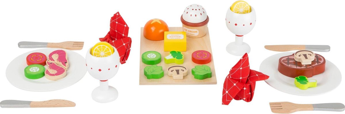Small Foot houten etenswaren diner 31 delig